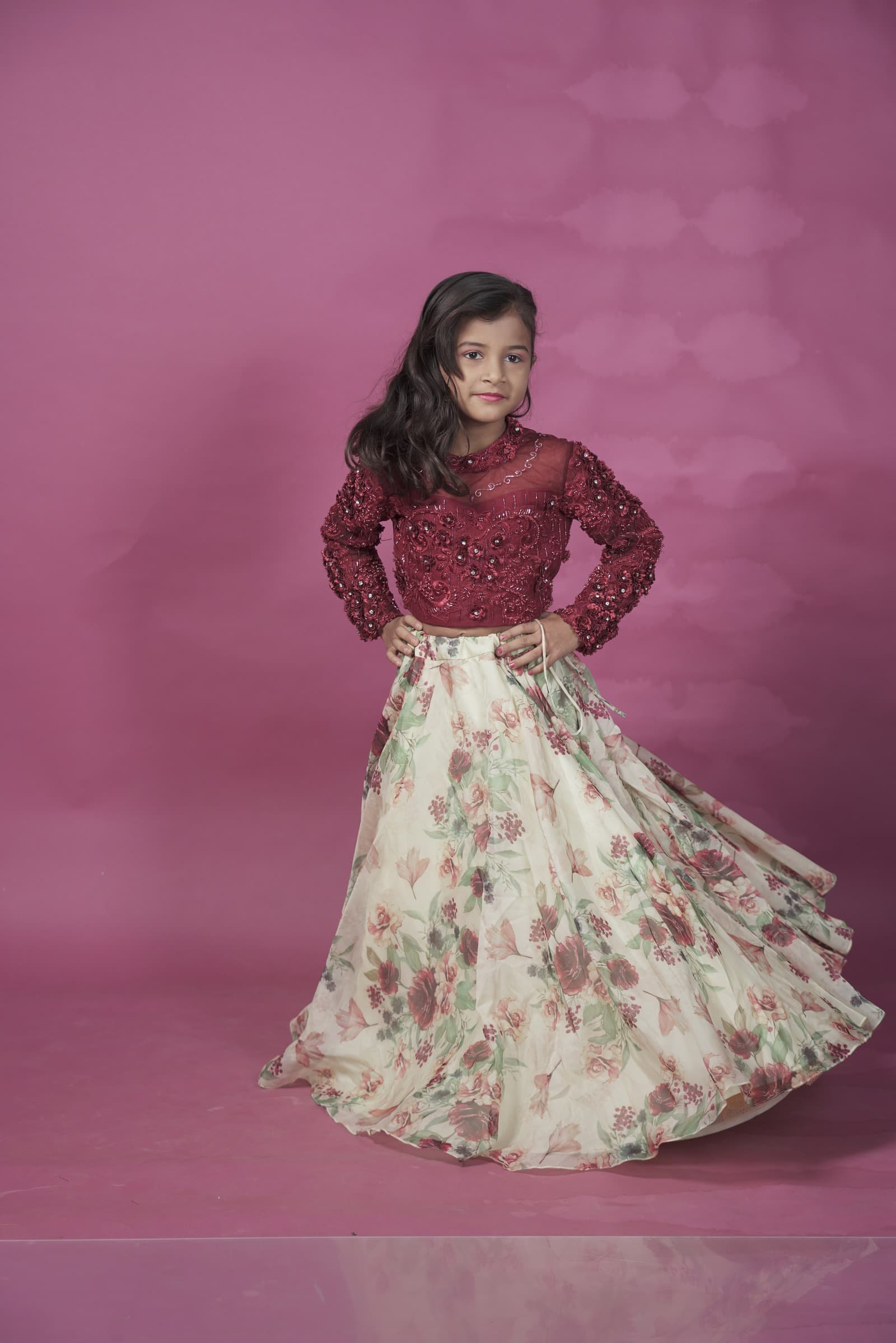 Floral gown